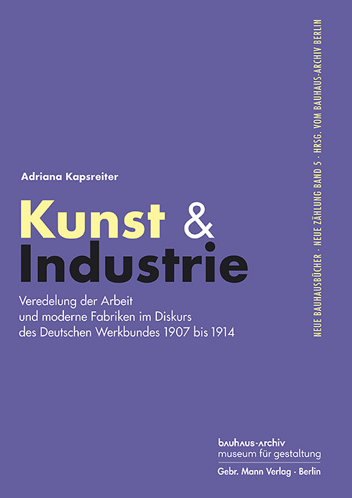 Cover "Kunst und Industrie"